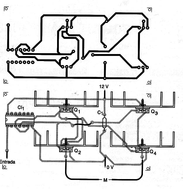 Figura 8 – Placa de circuito impresso para a montagem                     
