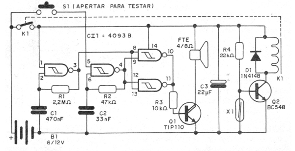    Figura 1 – Circuito completo do aparelho
