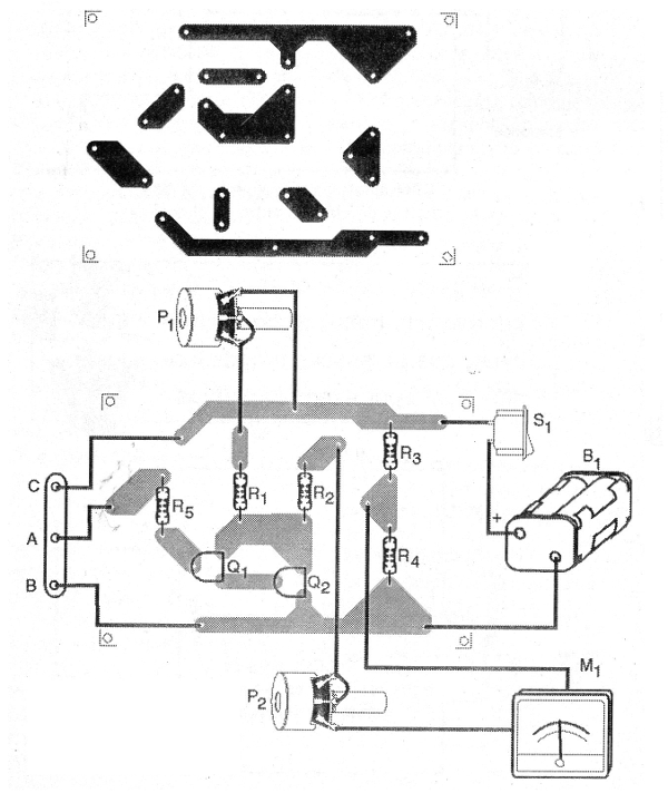    Figura 8 – Placa de circuito impresso para a montagem
