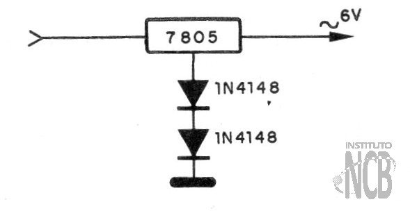    Figura 9 – Usando um 7805

