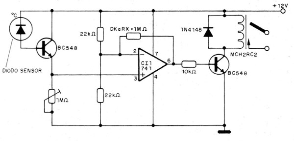 Figura 6 – Sensor de temperatura com operacional
