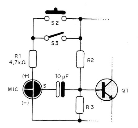 Figura 3 – Usando microfone de 3 terminais
