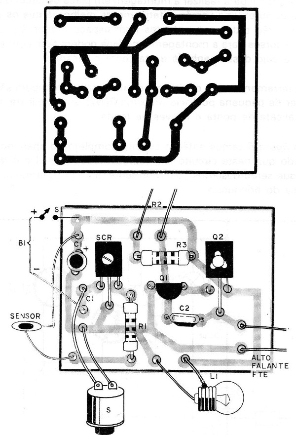 Figura 6 – Montagem em placa de circuito impresso
