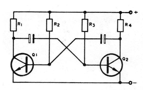 Figura 2 – O multivibrador astável
