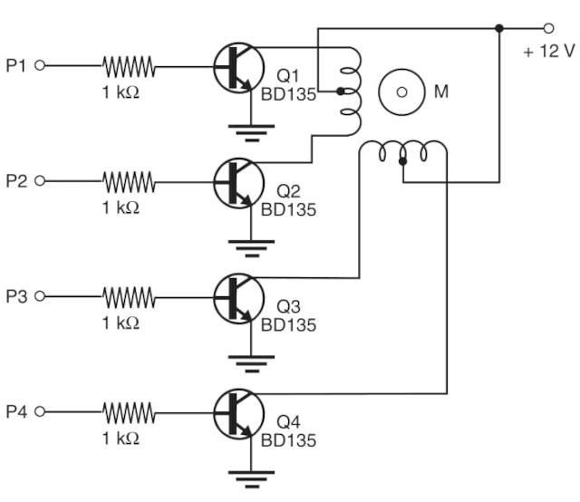 Figura 1 Circuito de blindagem padrão usando transistores bipolares.
