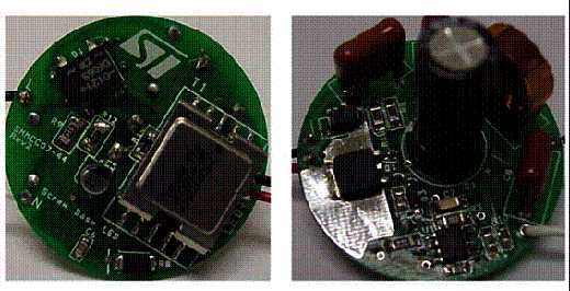 Figura 1 - Fotos do protótipo do LED Driver de 18 W. 