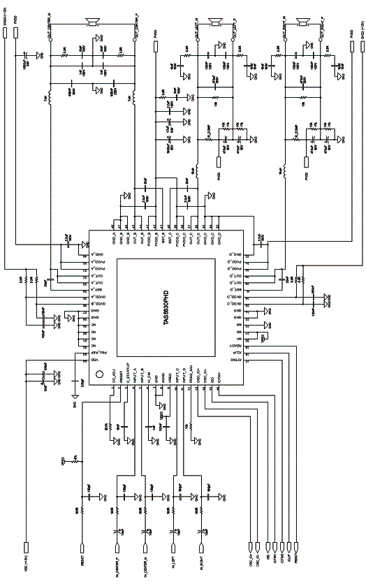 Figura 6 - Sistema de 3 canais (dois estéreo e um BTL). 