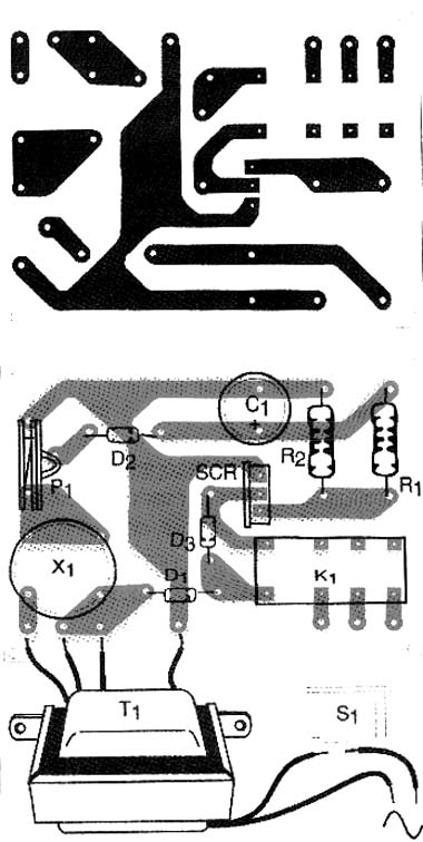 Sugestão de placa do circuito da figura 5.
