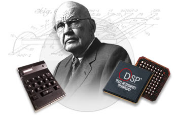 Figura 4 - Jack Kilby, inventor do circuito integrado - Foto Texas Instruments
