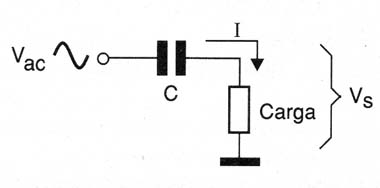 Figura 10 – O divisor capacitivo
