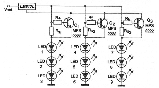 Figura 15 – Circuitos com controle de corrente em cada série                                
