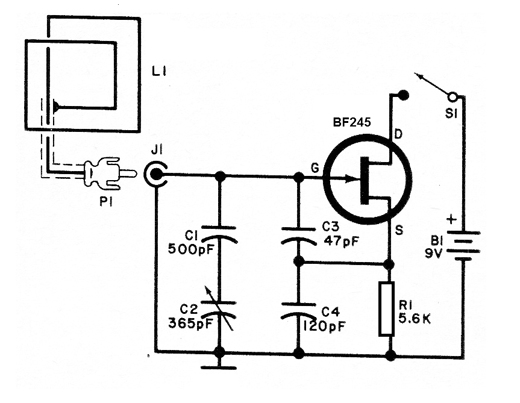 Figura 1 – Detector com FET
