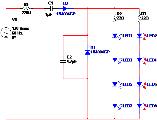 Figura 6 – Capacitor para evitar o efeito estroboscópico
