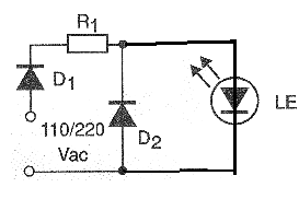 Figura 3 – Circuito com dois diodos
