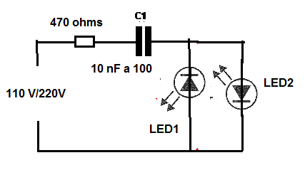 Figura 5 – Usando dois LEDs
