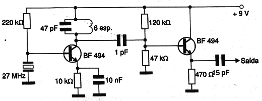 Figura 9 – Oscilador de RF
