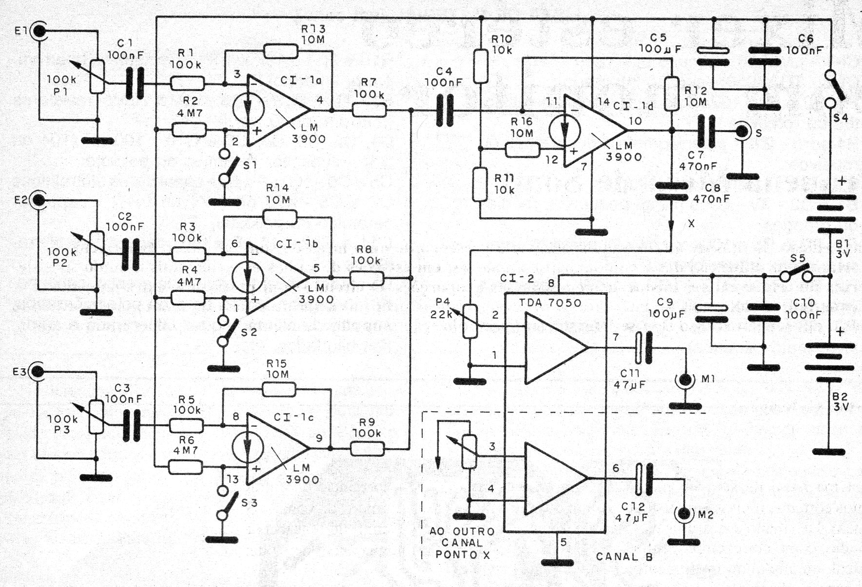Figura 1 – Diagrama completo do mixer
