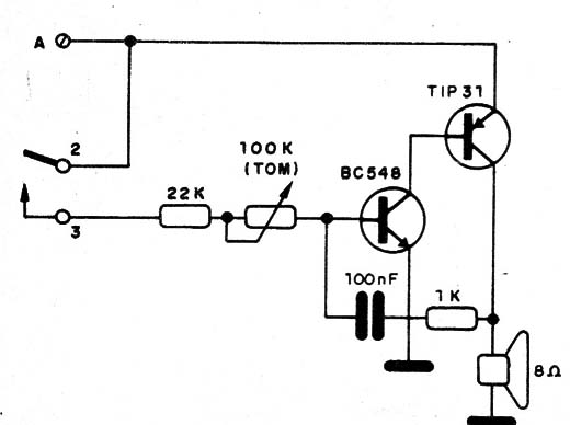 Figura 5 – Sirene simples sem modulação
