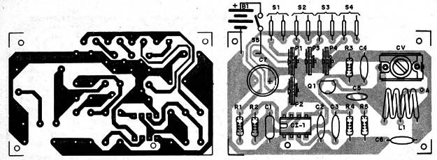Figura 5 – Placa de circuito impresso do transmissor
