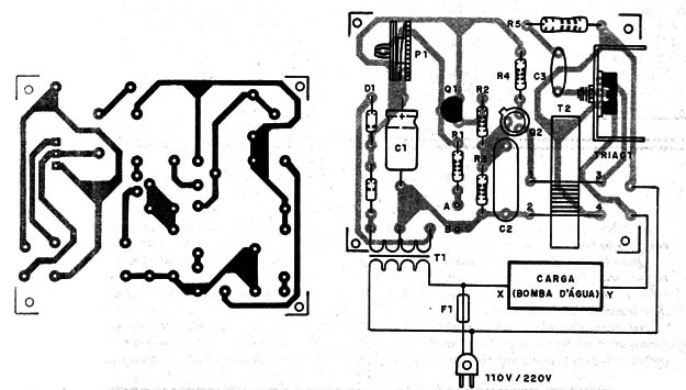 Figura 2 – Montagem em placa de circuito impresso
