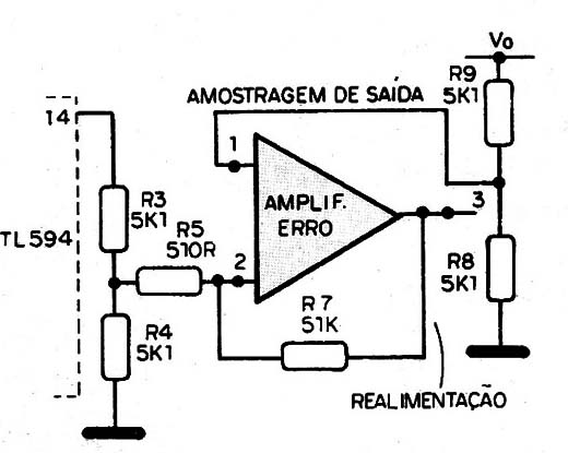 Figura 4 – Amplificador de erro

