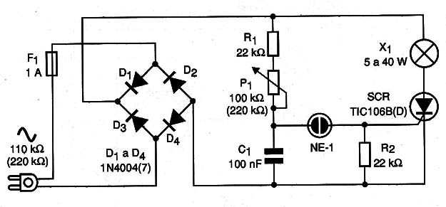 Figura 3 – Adaptando um circuito de onda completa
