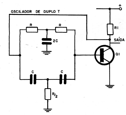 Figura 5 – O oscilador de duplo T
