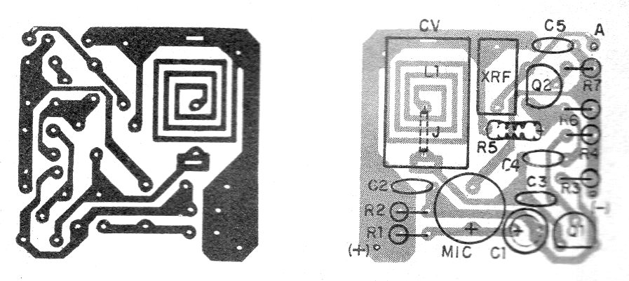   Figura 2 – Placa de circuito impresso para a montagem