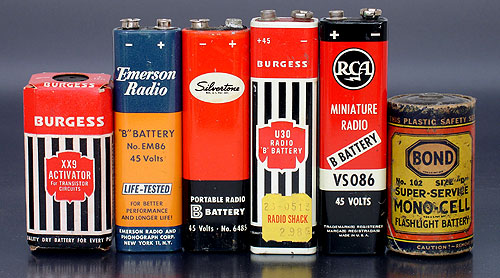 Figura 4 – Baterias antigas
