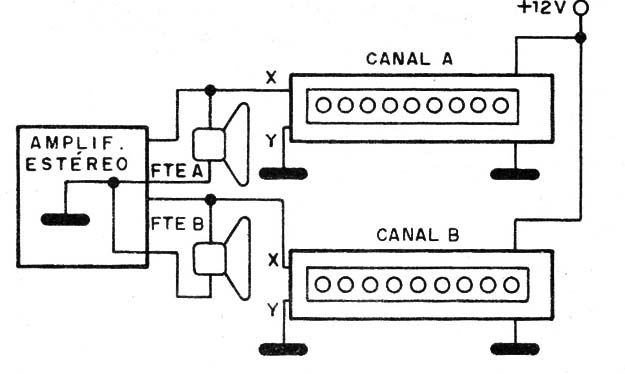    Figura 8 – Conexão para versão estéreo
