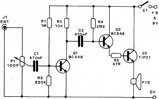 Figura 1 - Diagrama do amplificador
