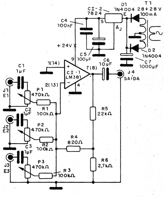    Figura 2 – Diagrama do mixer
