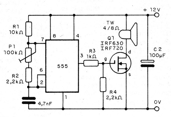 Figura 9 – MOSFET e 555
