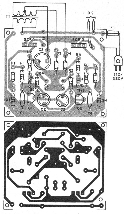    Figura 4 – Montagem em placa de circuito impresso.
