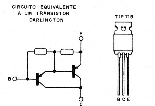    Figura 1 – O transistor Darlington
