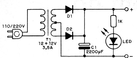    Figura 4 – Fonte de alimentação para o circuito
