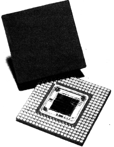 Um microprocessador está na forma de um circuito integrado e contém milhares de transistores numa diminuta pastilha de silício.
Um microprocessador está na forma de um circuito integrado e contém milhares de transistores numa diminuta pastilha de silício.