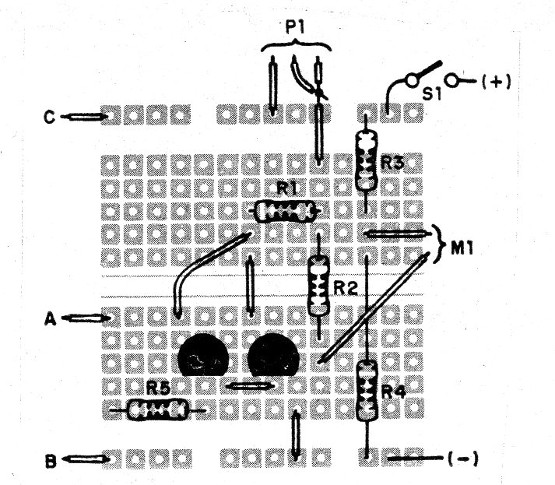    Figura 9 – Montagem em matriz de contatos
