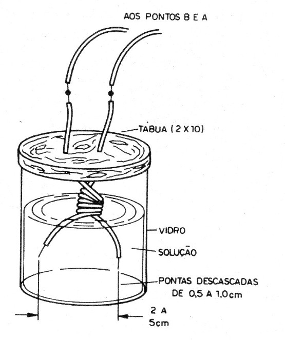    Figura 12 – Eletrodo para experimentos de química
