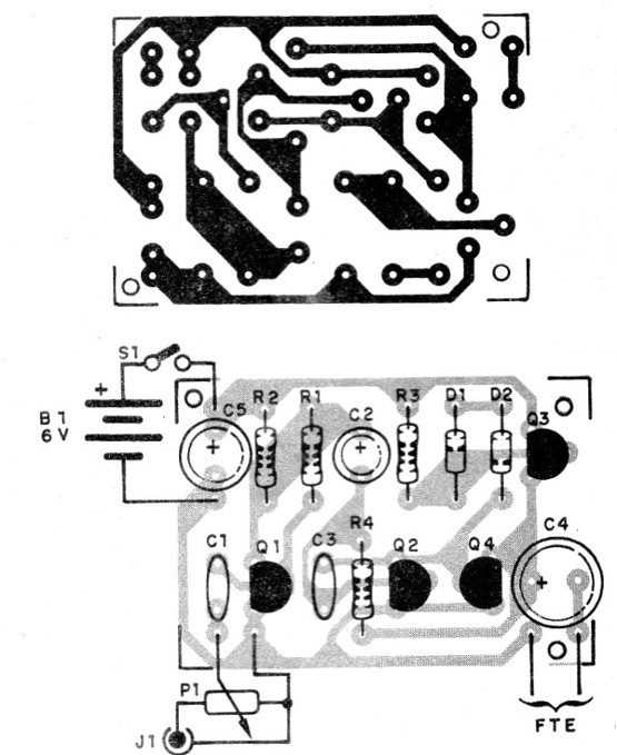    Figura 3 – Placa para a montagem
