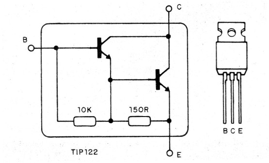    Figura 2 – O transistor Darlington TIP122
