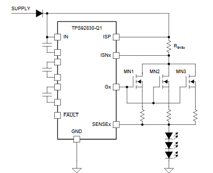 Figura 3- Excitando MOSFETs em paralelo

