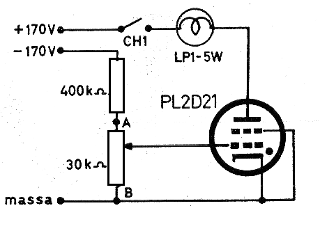 Figura 14 – Circuito com válvula tiratron

