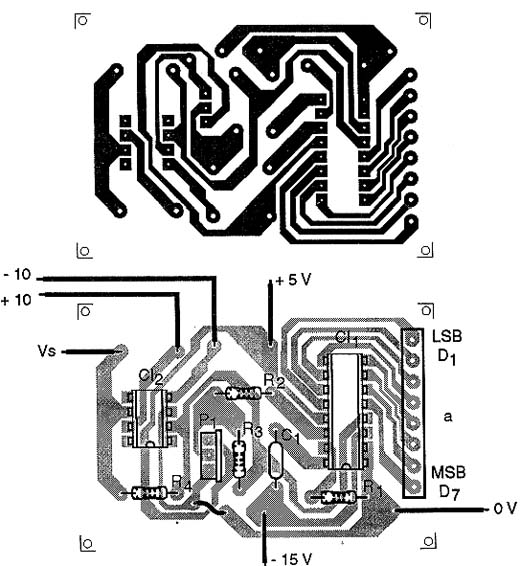 Placa de circuito impresso do conversor