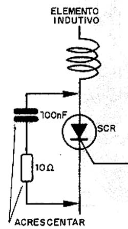 Ligando em paralelo um capacitor e um resistor. 
