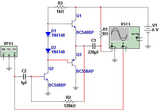  Amplificador Transistorizado BC<span class=