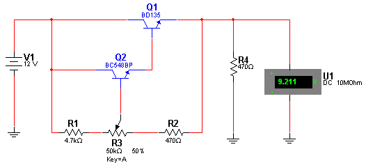  Reostato de Dois Transistores 