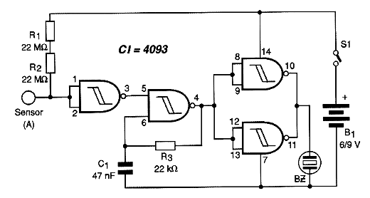 Figura 1 - Diagrama completo do detector

