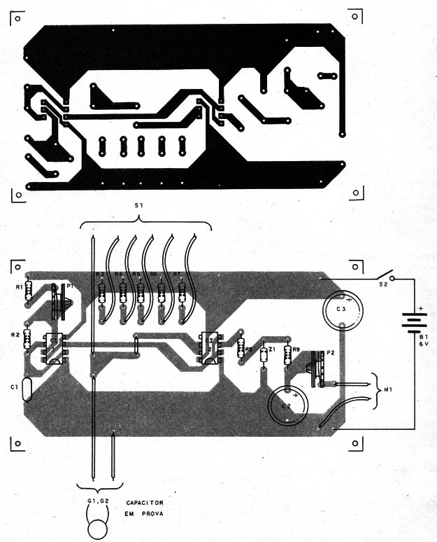 Figura 3 – Placa de circuito impresso para a mo0ntagem
