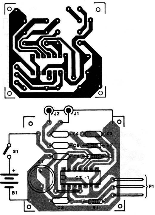 Figura 2 – Montagem na placa de circuito impresso

